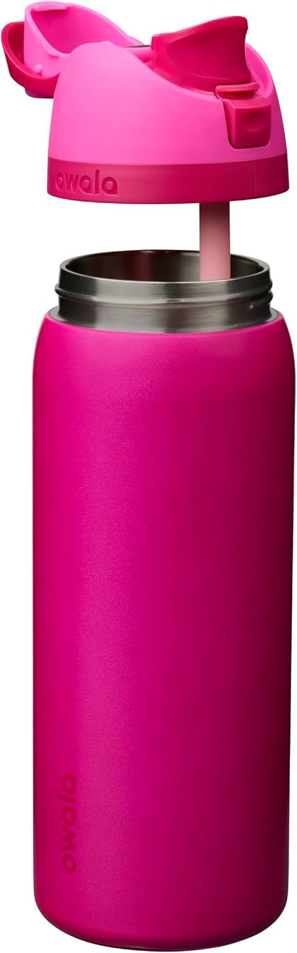 Owala FreeSip - Botella de agua de acero inoxidable de 32 oz Read M...