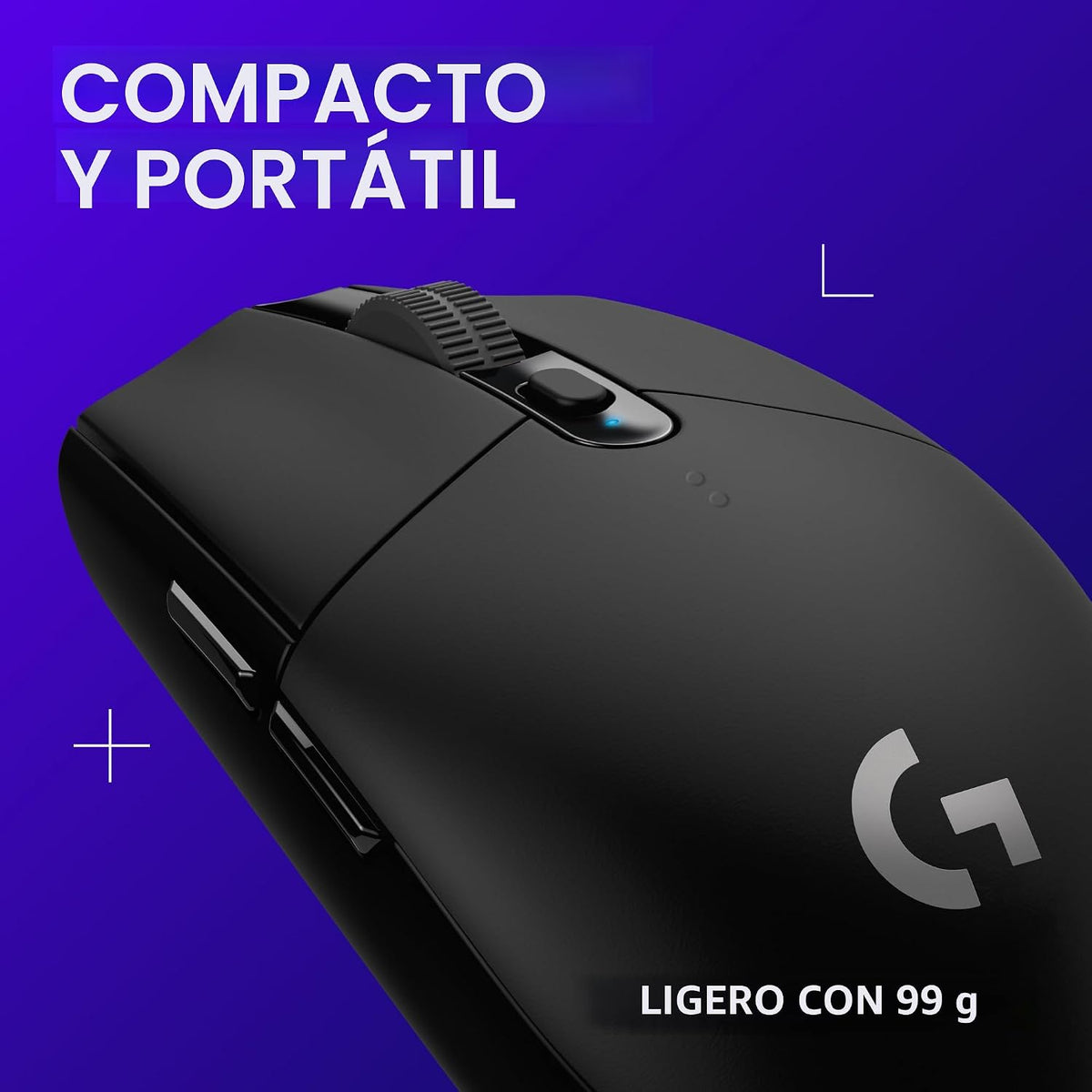 Logitech G Ratón inalámbrico para juegos 305 Lightspeed - Negro | 1...