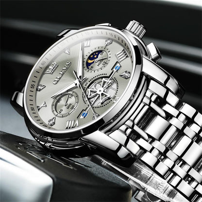 OLEVS Relojes para hombre, resistente al agua, de lujo, gran cara,...