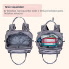 BabbleRoo Mochila para pañales \u2013 Bolsa de viaje para Baby Esse...