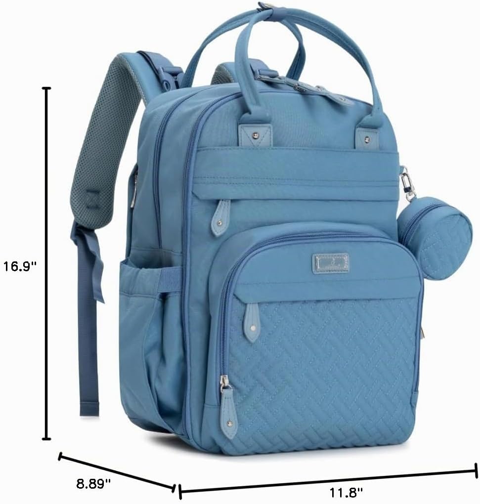 BabbleRoo Mochila para pañales \u2013 Bolsa de viaje esencial para...