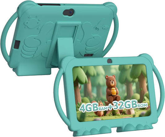 HOTTABLET Tableta para niños Android de 7 pulgadas, 4 GB de RAM 32...