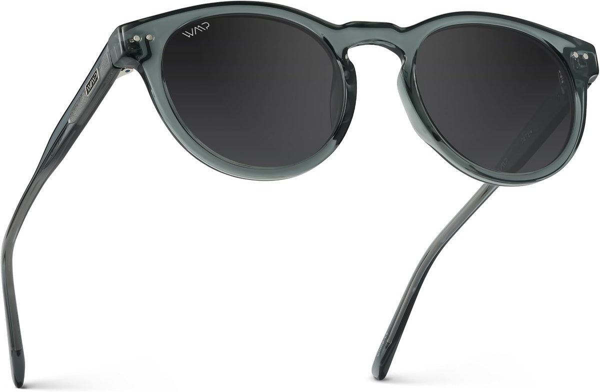 WearMe Pro Gafas de sol polarizadas redondas para mujer, protección...