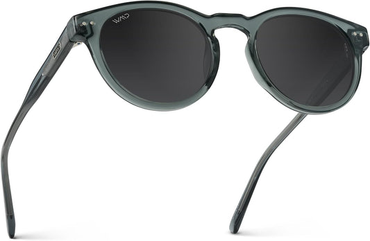 WearMe Pro Gafas de sol polarizadas redondas para mujer, protección...