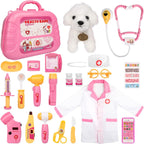 Meland Kit médico con cachorro para niños, juguete de simulación de...