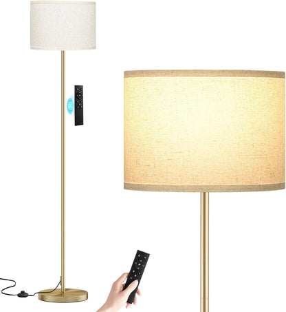 Ambimall - Lámpara de pie moderna con control remoto, lámparas alta...