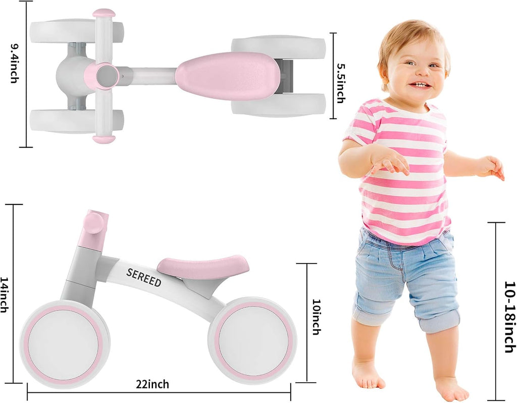 SEREED Juguetes de bicicleta de equilibrio para bebés para regalos...