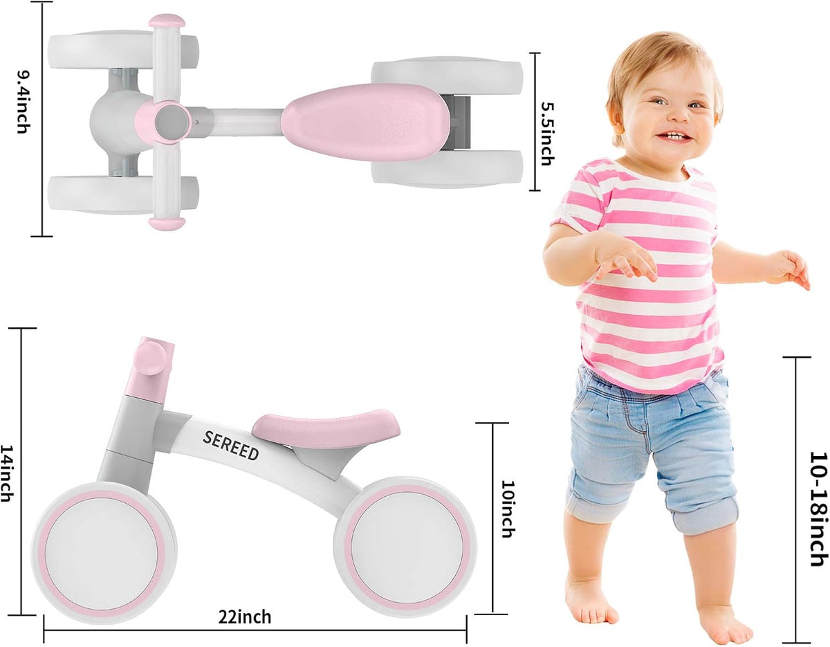 SEREED Juguetes de bicicleta de equilibrio para bebés para regalos...