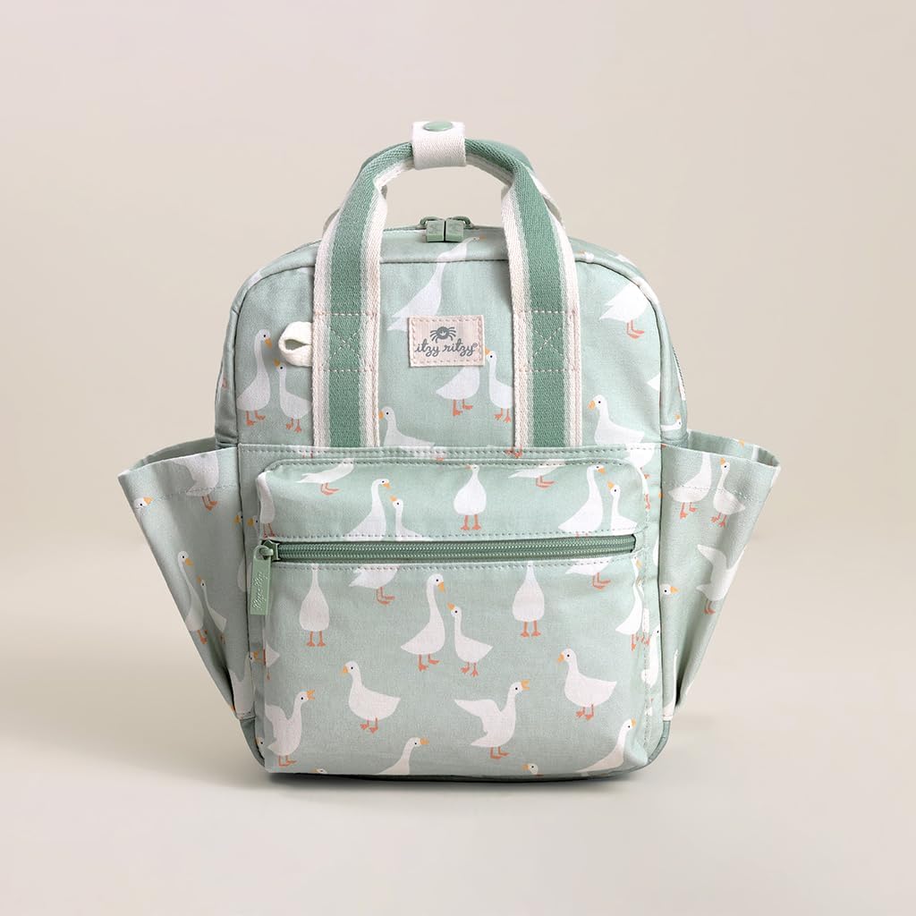 Itzy Ritzy Mochila para niños pequeños, bolsa de guardería para beb...