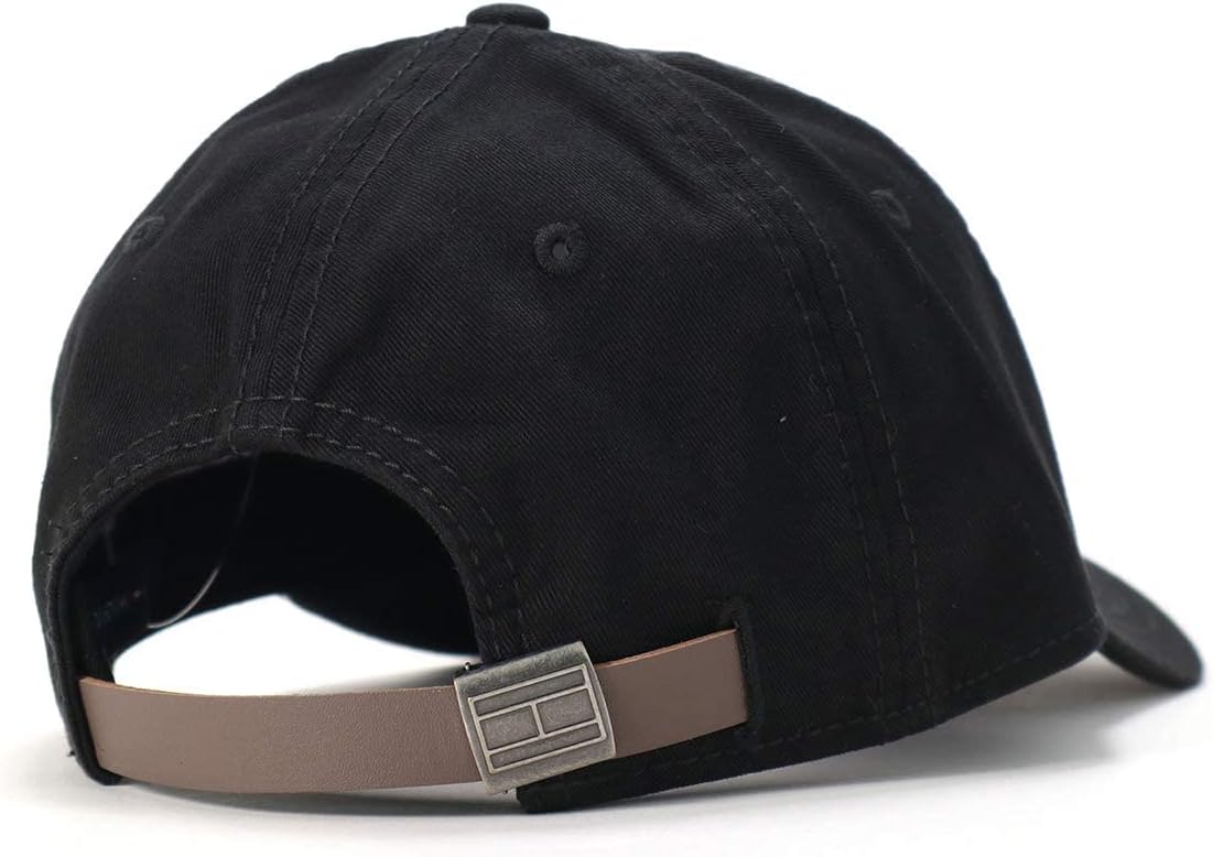 Tommy Hilfiger - Gorra de béisbol ajustable de algodón con logo par...