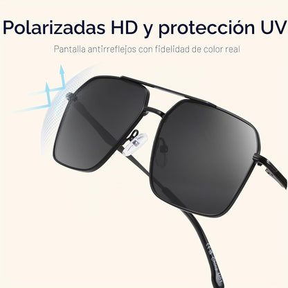 ZENOTTIC Gafas de sol polarizadas de aviador para hombre: protecció...