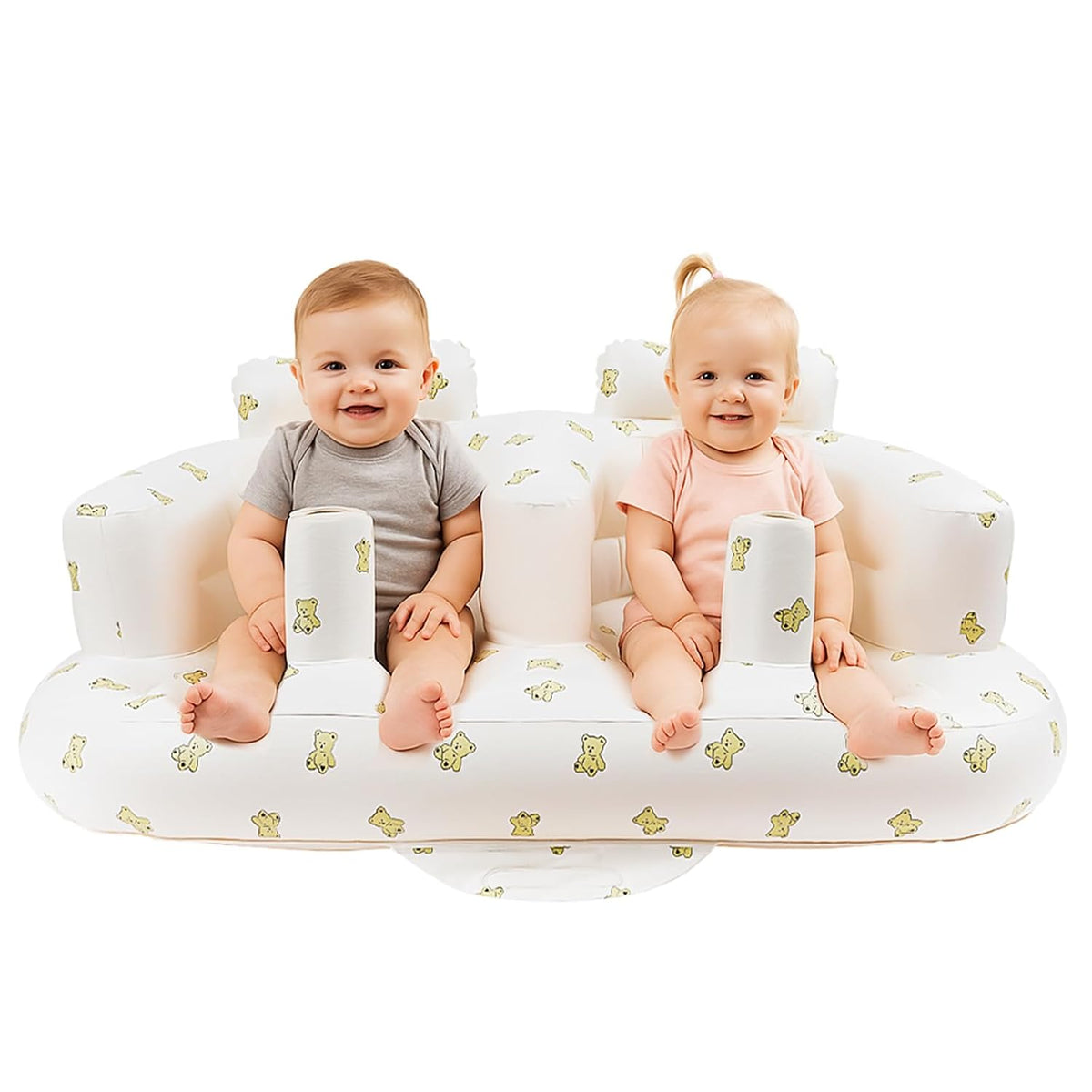 EKEPE - Asiento de bebé inflable, silla de bebé con asiento doble p...