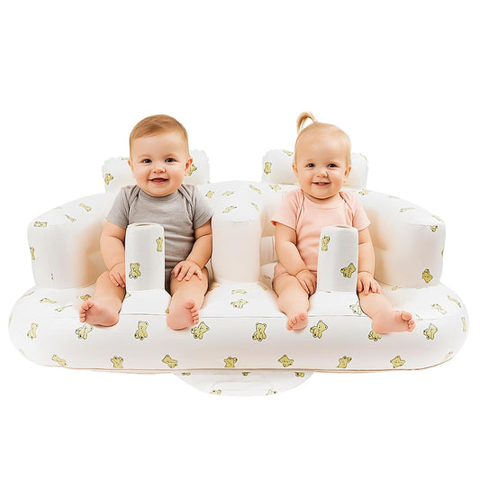 EKEPE - Asiento de bebé inflable, silla de bebé con asiento doble p...