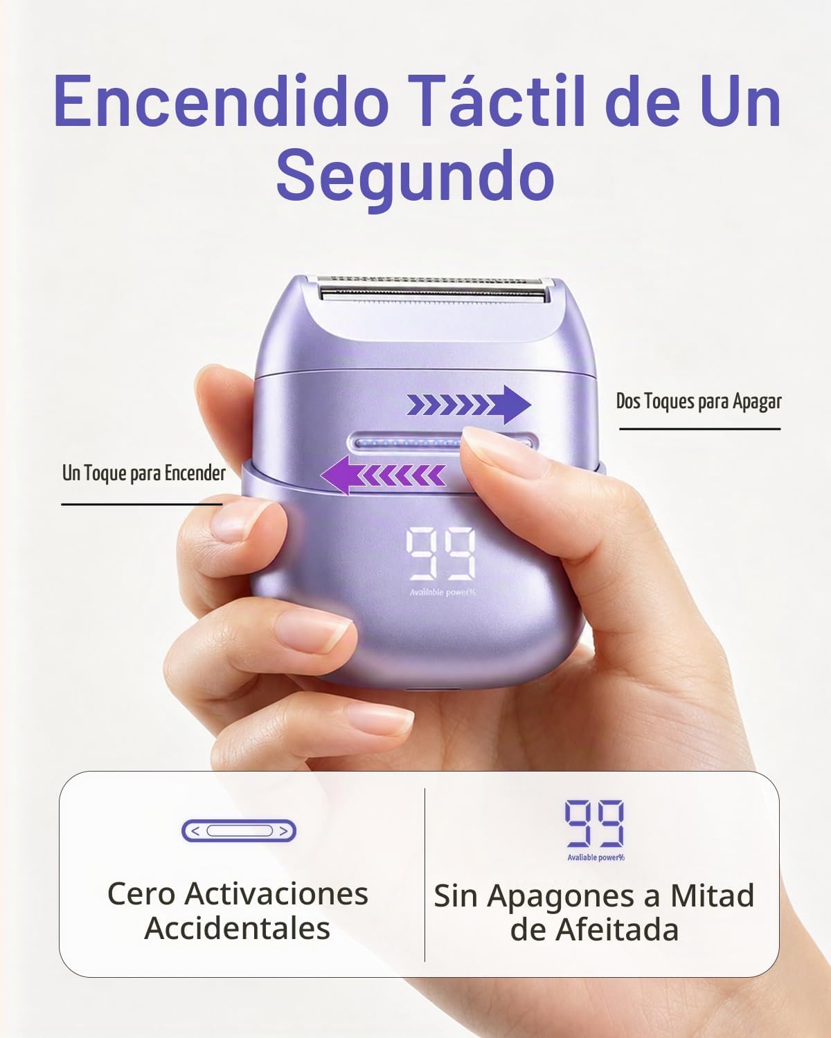 UNIMIKO Afeitadora eléctrica para mujer, impermeable, mini maquinil...
