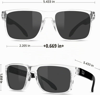 BNUS Corning Gafas de sol con lentes de vidrio para hombres y mujer...