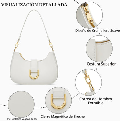 KKXIU Bolso de Hombro para Mujer Bolso de Moda para Todos los días...