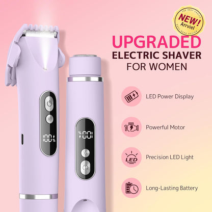 CoolHair Recortadora de bikini para mujer, maquinilla de afeitar el...