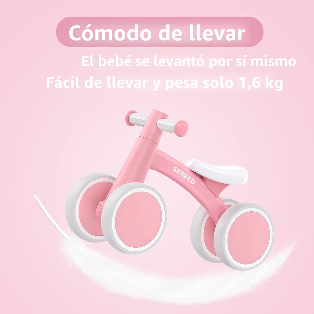 SEREED - Bicicleta de equilibrio para bebés de 1 año, niños y niñas...