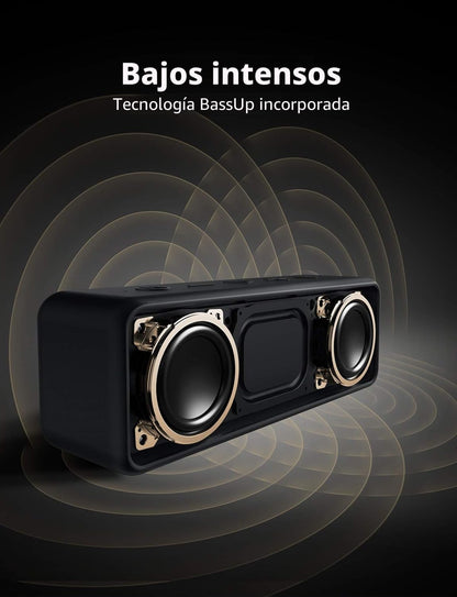 Anker Soundcore 2 Altavoz Bluetooth portátil, 24 horas de reproducc...