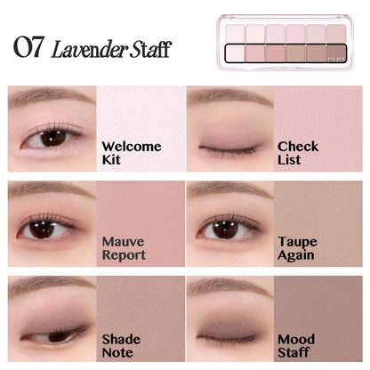 CLIO Pro - Paleta de ojos de aire, sombra de ojos portátil de 12 co...