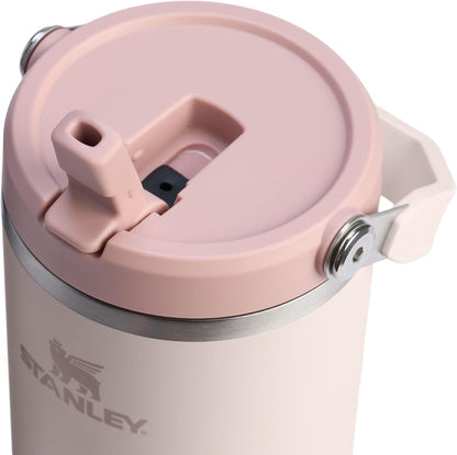 STANLEY IceFlow 2.0 - Vaso con pajita, 40 onzas, cuarzo rosa | Asa...