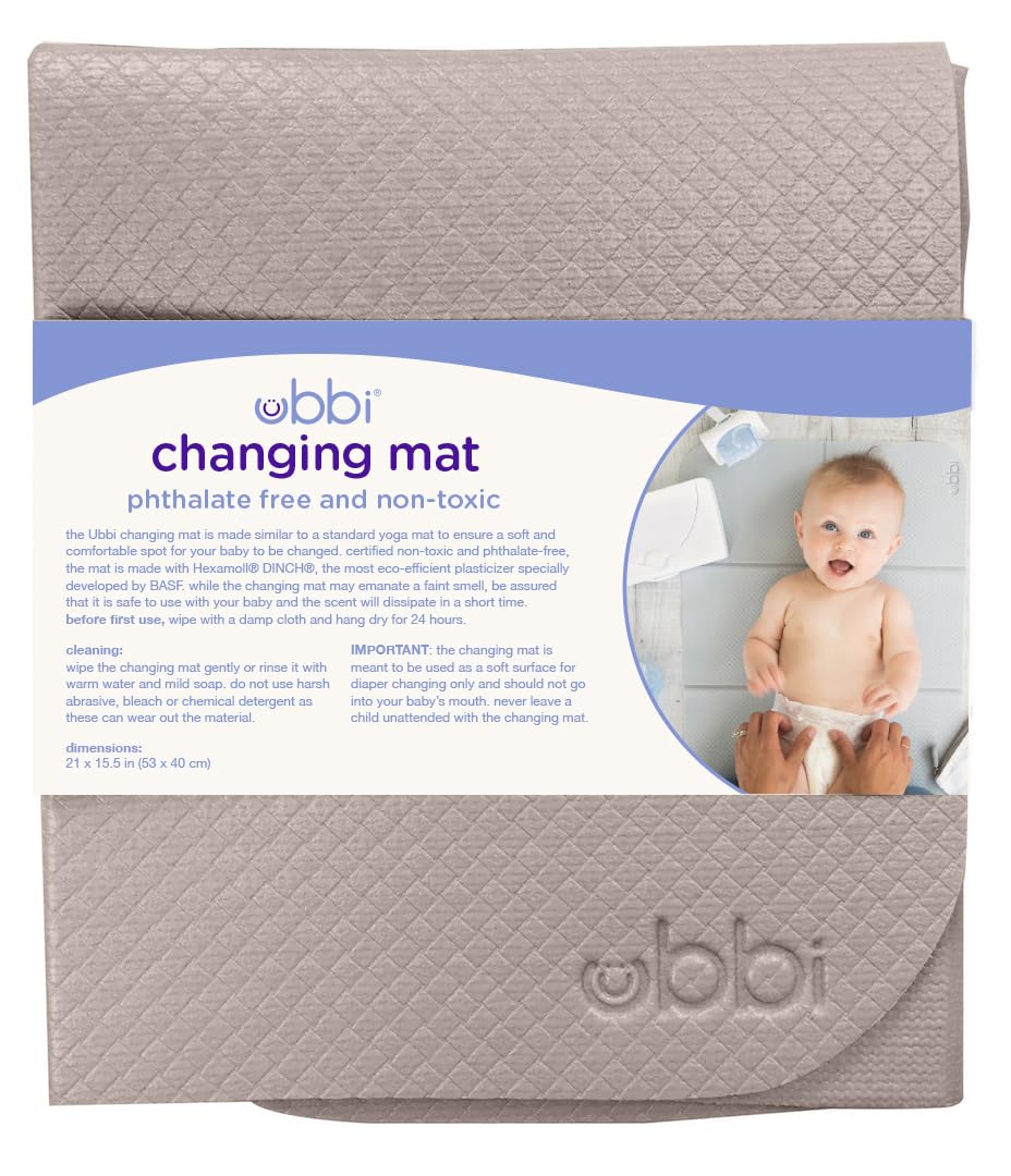 Ubbi On-the-Go - Cambiador de pañales para bebé, color topo | Bolsa...