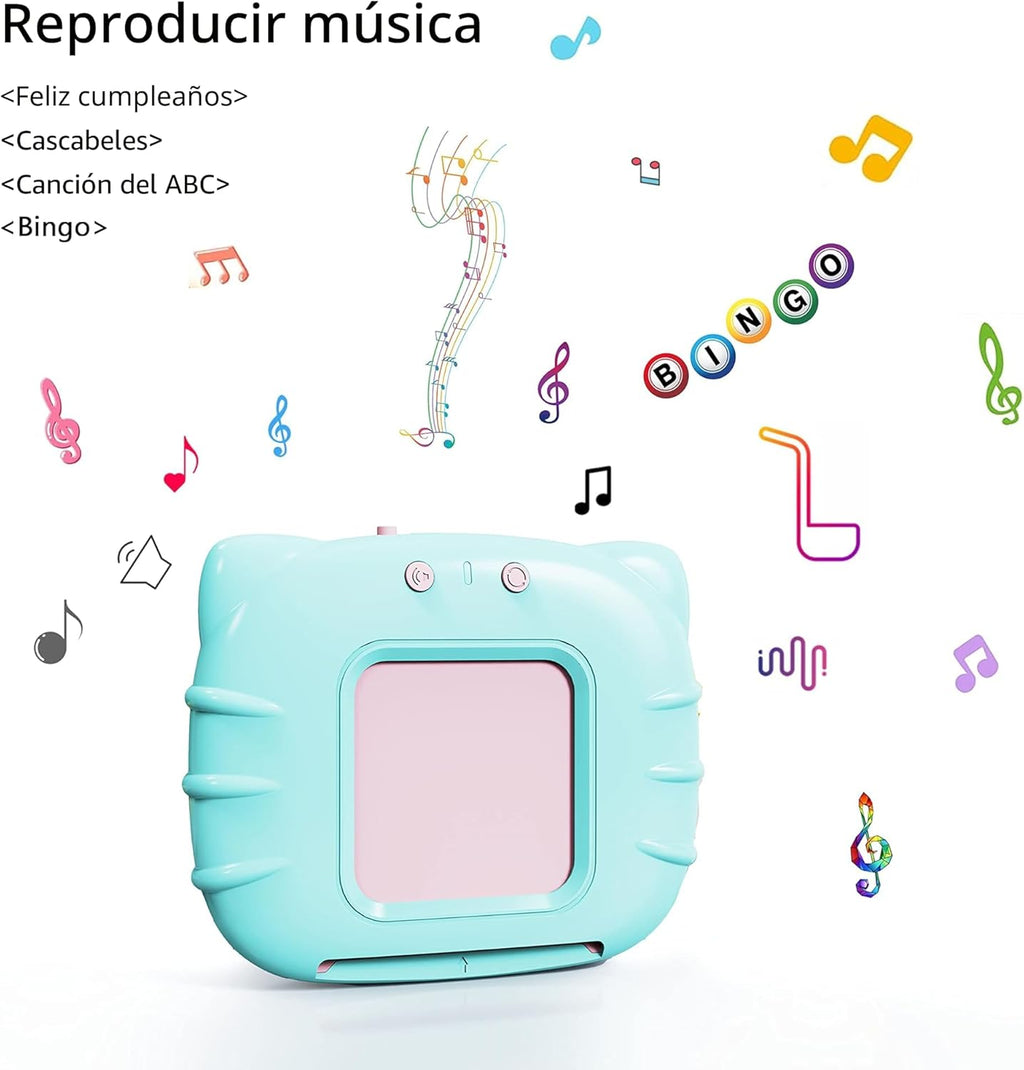 Lapare Tarjetas de Memoria en Audio Bilingües Español e Inglés con...