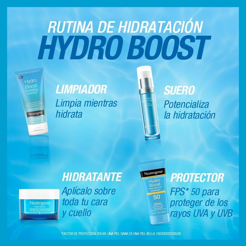 Neutrogena Hydro Boost Limpiador Exfoliante 5 onzas (147ml)