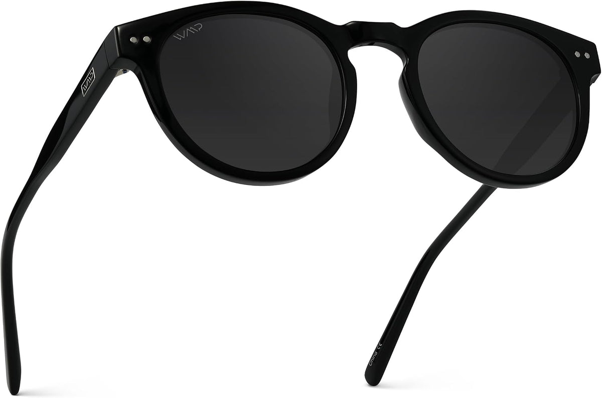 WearMe Pro Gafas de sol polarizadas redondas para mujer, protección...
