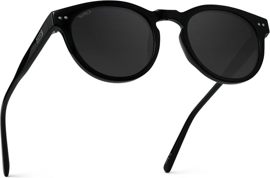 WearMe Pro Gafas de sol polarizadas redondas para mujer, protección...