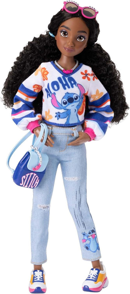 Disney ILY 4EVER Muñecas de Moda Cabello Oscuro Stitch 11.5" de...