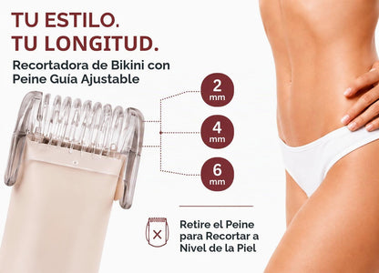 Remington Kit de cuerpo y bikini suave y sedoso, recortadora y afei...