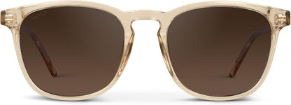 WMP Eyewear - Gafas de sol polarizadas modernas y redondas para hom...