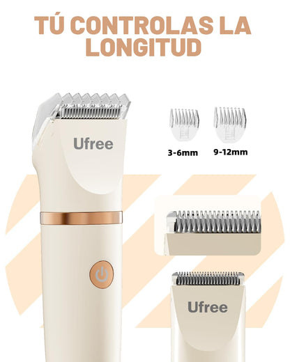 Ufree Maquinilla de Afeitar Eléctrica 3 en 1 para Mujer, Regalos pa...