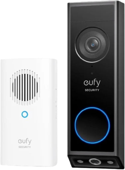 eufy Security Kit de timbre de video E340 con timbre, 2K FHD | Sin...