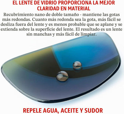 BNUS Corning Gafas de sol con lentes de vidrio para hombres y mujer...