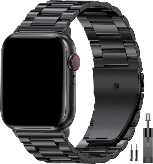 Correa de metal EPULY compatible con correas de Apple Watch para ho...