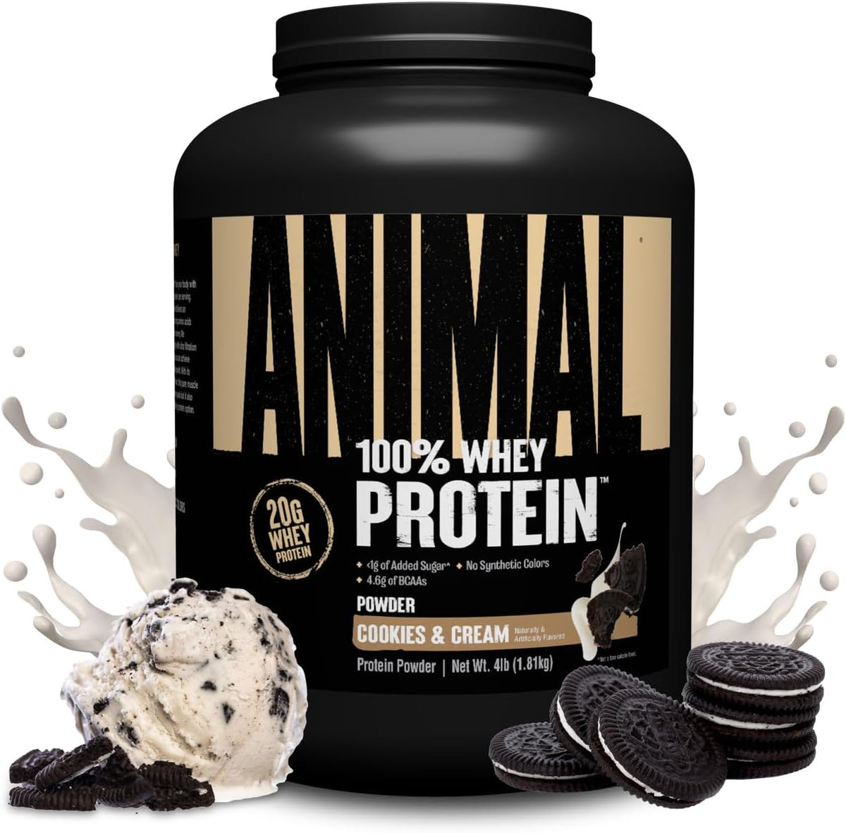 Animal 100% Proteína de suero de leche en polvo \u2013 Mezcla de su...
