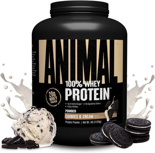 Animal 100% Proteína de suero de leche en polvo \u2013 Mezcla de su...