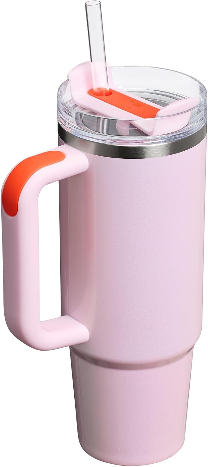 Vaso Stanley Quencher H2.0 con asa y pajita 30 oz | Tapa de estado...