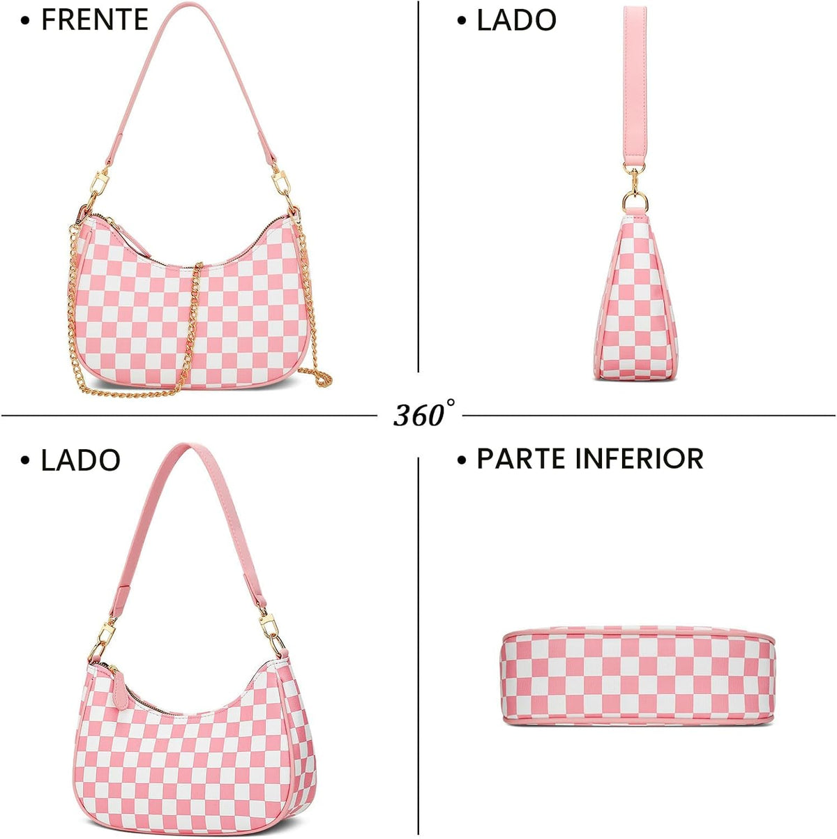 KKXIU Bolso de hombro para mujer, lindos bolsos y bolsos hobo | Bol...