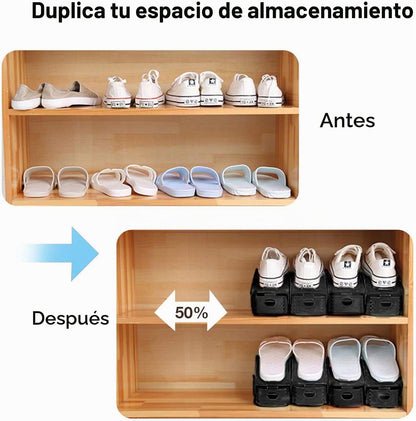 Neprock Organizador de Zapatos para Armario, Organizador de Almacen...
