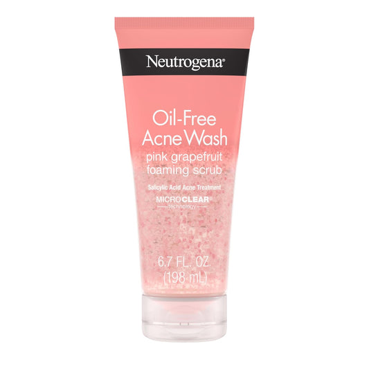 Limpiador facial de Neutrogena para el acné sin aceite, Rosado | Li...