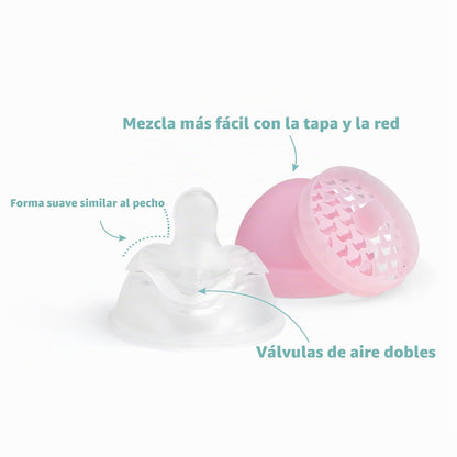 Herobility Biberones anticólicos de 5 fl oz\/4.7 fl oz, paquete de...