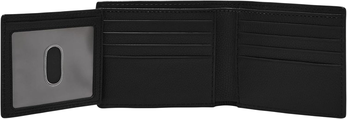 Fossil Carson - Cartera plegable de piel para hombre con identifica...