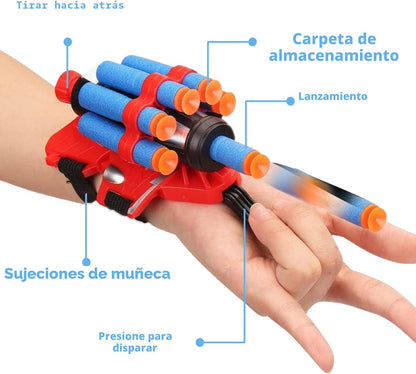 keumi - Juego de 2 tiradores de telaraña para niños, regalos de fie...