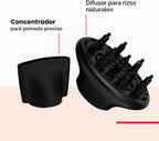 REVLON Secador de pelo Dry Max con difusor para rizos naturales, co...