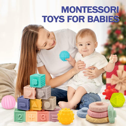 Jyusmile Juguetes para bebés de 6 a 12 meses, juguete Montessori Pr...