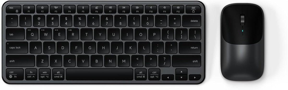 Satechi Slim CEX1 Combo de teclado y mouse inalámbricos, Bluetooth,...