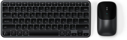 Satechi Slim CEX1 Combo de teclado y mouse inalámbricos, Bluetooth,...